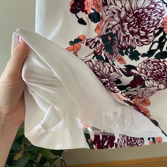 RICKI'S White Floral Sheath Dress Size 10 - Picture 10 of 10